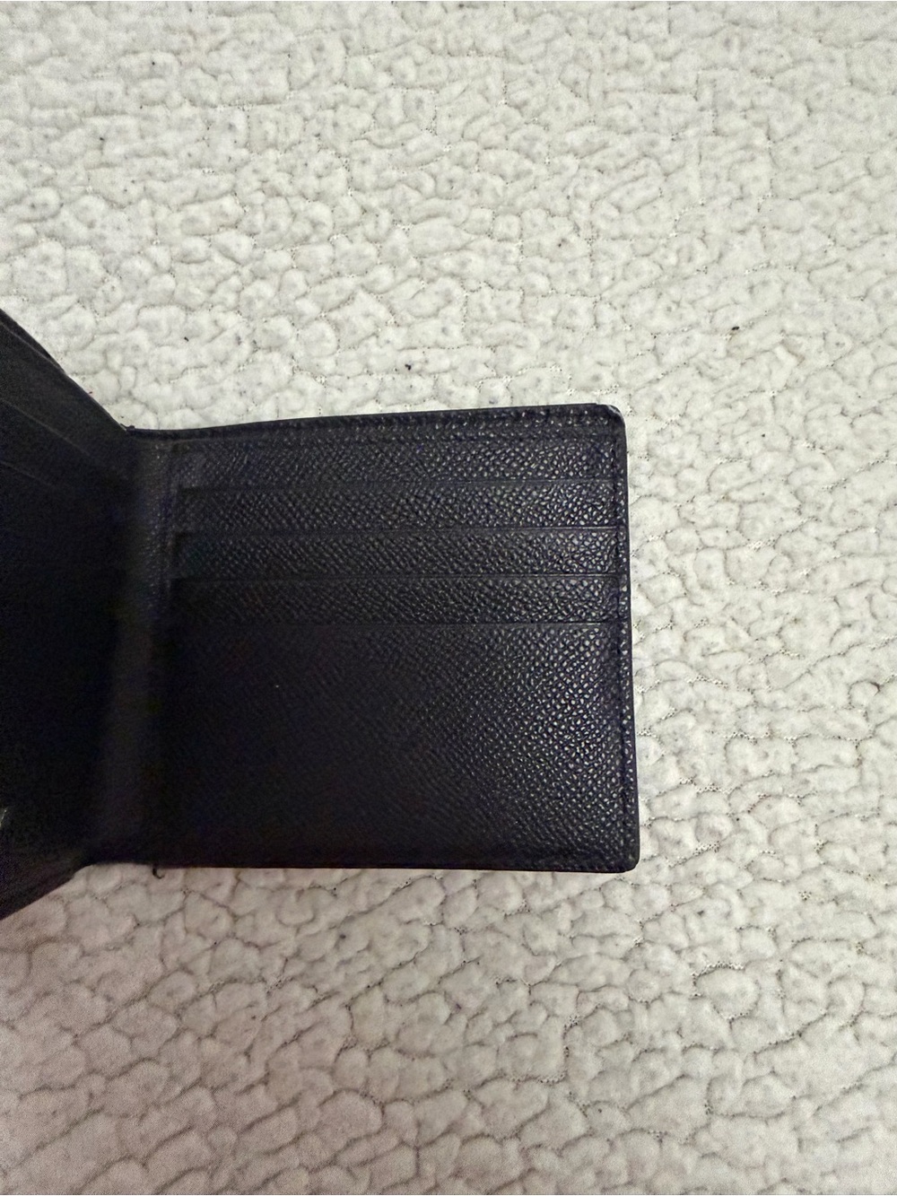 Men's Burberry Black Leather Bifold Wallet - Picture 7 of 11